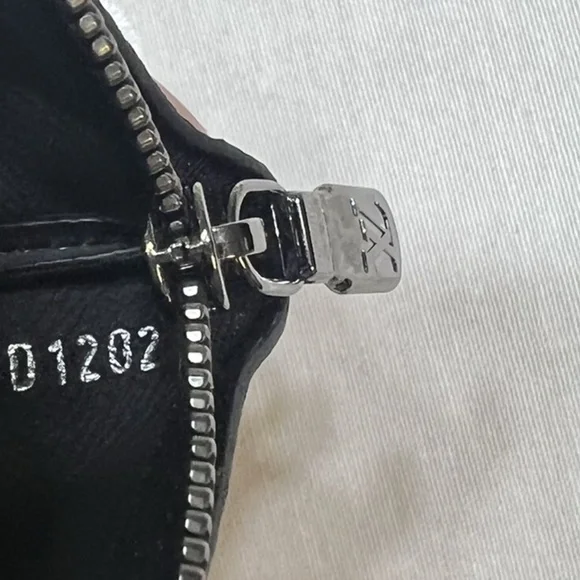 LOUIS VUITTON Pochette Cles Key Pouch Monogram Eclipse Reverse Purse Card Wallet
